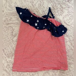 Carter's Red and Blue Striped Dress